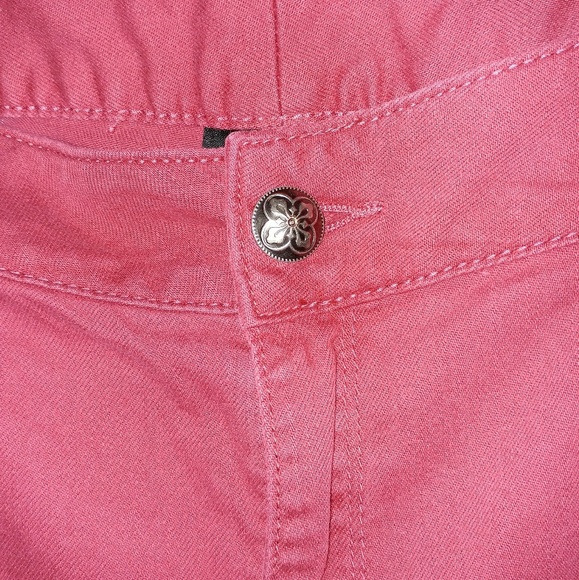 Lane Bryant Red Ankle Length Pant - Picture 2 of 4